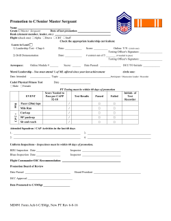 Promotion to C/Major