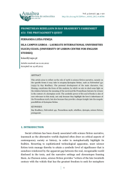 promethean rebellion in ray bradbury`s fahrenheit 451