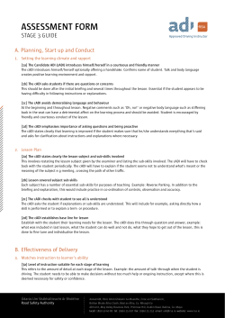 Stage 3 assessment guide