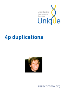 4p duplications - Rarechromo.org