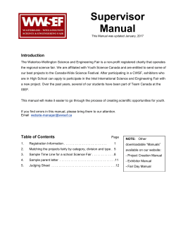 Supervisor Manual