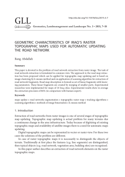 GeoMetrIC CHArACterIstICs oF IrAQ`s rAster toPoGrAPHIC MAPs