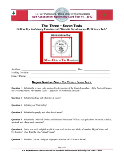 Nationality Card Test #1