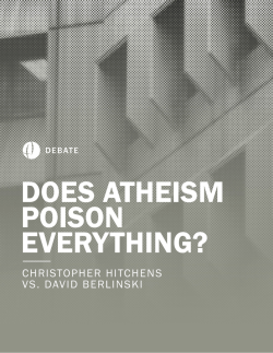 Does Atheism Poison Everything? Study Guide