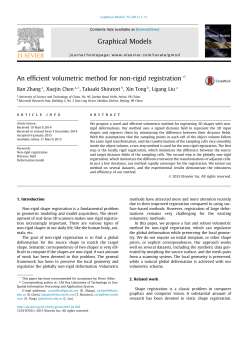 An efficient volumetric method for non