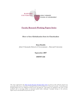 Save Globalization from its Cheerleaders