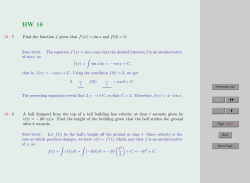 Honors Calculus I