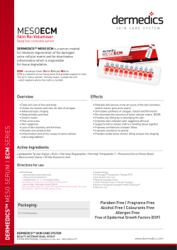 MESO ECM - Dermedics