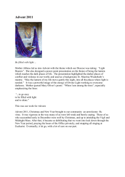 Advent 2011 - Jamberoo Abbey