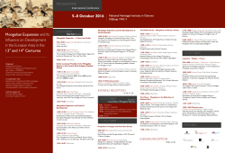 Mongolian Expansion and Its In  uence on Development in the