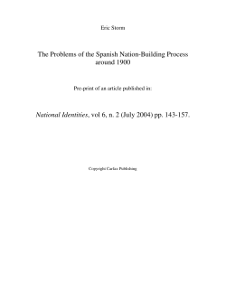 The Problems of the Spanish Nation