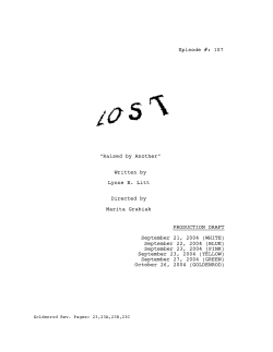 Lost Script - 107 - Raised by Another.fdr Script