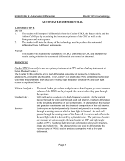 AUTOMATED DIFFERENTIAL