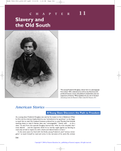 11 Slavery and the Old South