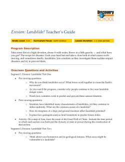 Erosion: Landslide! - Discovery Education