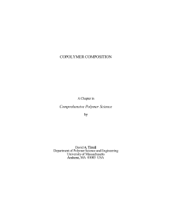 COPOLYMER COMPOSITION