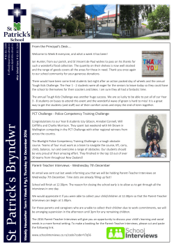 St P atrick`s B ryn dw r - St Patrick`s School Christchurch