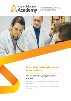 Done to death - Higher Education Academy