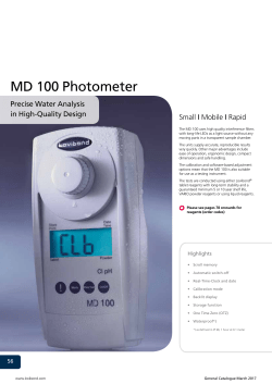 MD 100 Photometer