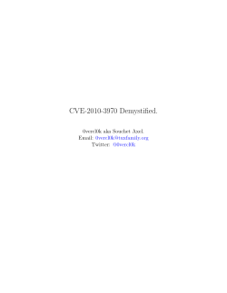 CVE-2010-3970 Demystified.
