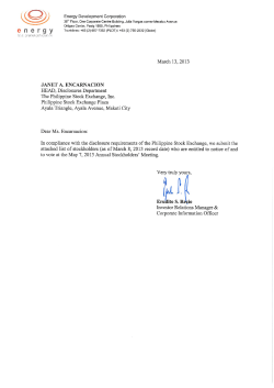 Untitled - The Energy Development Corporation