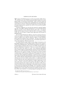 Mabinogi and archaism - Dublin Institute for Advanced Studies