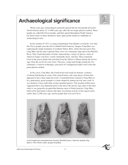 Archaeological significance