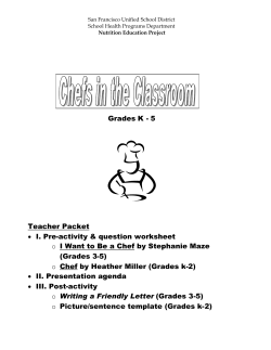 Teacher Lesson Packet