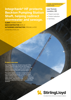 Beckton Pumping Station Shaft