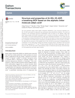 Structure and properties of Al-MIL-53