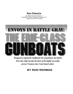 The Erie-Class Gunboats - U.S.S Erie (PG-50