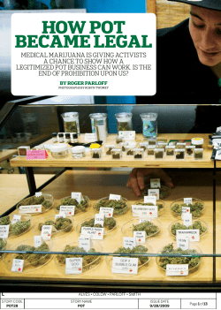 how pot became legal
