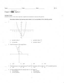 M3 Ch13 Review and Answers