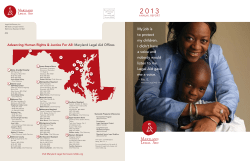 Annual Report - Maryland Legal Aid