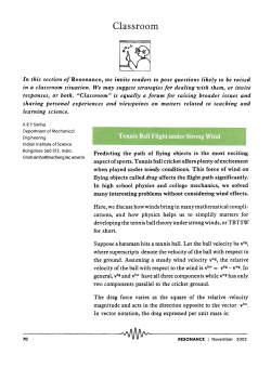 Tennis Ball Flight under Strong Wind