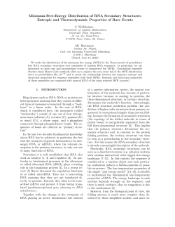Minimum-Free-Energy Distribution of RNA