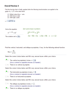 Overall Review 3 -3x &ndash; 96 = 5x &rarr; 8x = 96 &rarr; x = 12