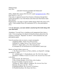 HINE 113 - Fall 2010 - UCSD Department of History