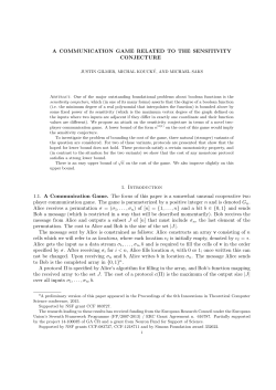 A New Approach to the Sensitivity Conjecture.