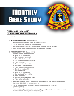 original sin and ultimate forgiveness