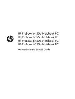 HP ProBook 6455b Notebook PC HP ProBook 6555b