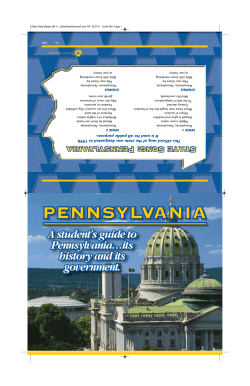 A Student`s Guide to Pennsylvania