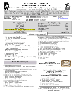 2003 Show Dates - We Can Ride 4