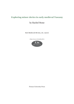 by Rachel Stone - Reti Medievali Rivista