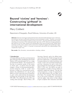 in international development