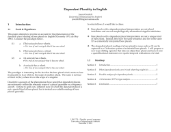 Jason Overfelt, "Dependent Plurality in English"