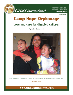 Camp Hope Orphanage - Cross International