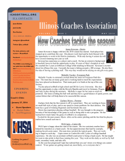 May 2016 - Illinois Coaches Association &ndash; Softball