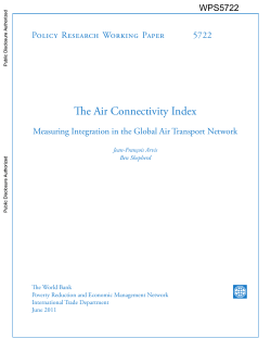 The Air Connectivity Index