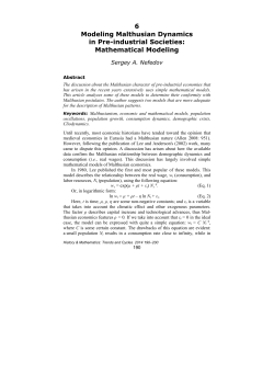 Mathematical Modeling